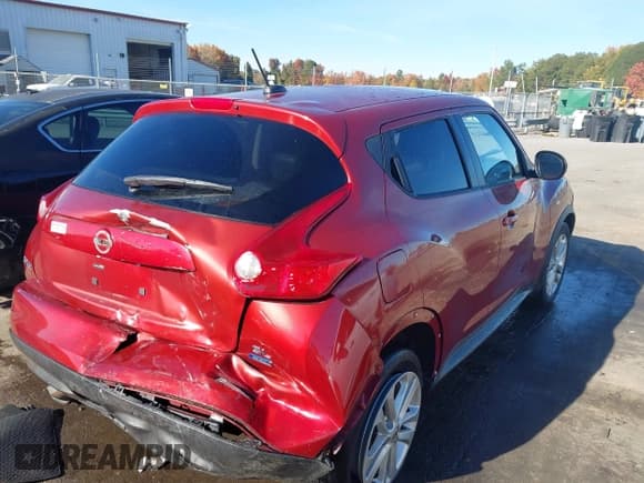 ✅ 2012 Nissan Juke S • VIN: JN8AF5MR6CT108249 • Лот: 43623113. Опубликован ранее на IAAI с пробегом Не указан. Бесплатный доступ к архиву аукционных продаж из США и подробный отчёт об истории автомобиля на DreamBid. Изображение 4.