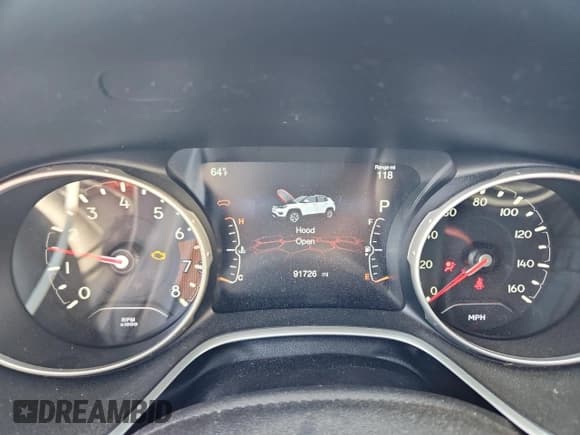 ✅ 2019 Jeep Compass Limited • VIN: 3C4NJDCB2KT596273 • Лот: 84052115. Опубликован ранее на Copart с пробегом 91 726 миль. Бесплатный доступ к архиву аукционных продаж из США и подробный отчёт об истории автомобиля на DreamBid. Изображение 9.