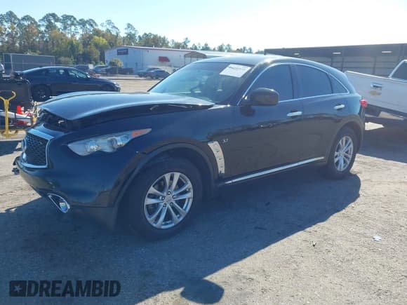 ✅ 2017 Infiniti QX70 • VIN: JN8CS1MU1HM141694 • Lot: 43590939. Listed on IAAI with 126,120 mi. Free auction sales archive from the USA and detailed vehicle history report at DreamBid. Image 18.