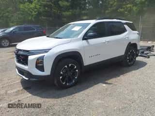 2025 Chevrolet Equinox AWD RS с VIN 3GNAXTEG0SL172999, выставлен на аукционе IAAI как лот 42396482 с пробегом 5 006 миль миль и . История ставок и продаж доступна на DreamBid. Изображение 2.