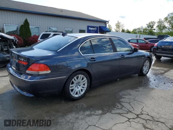 ✅ 2003 BMW 7 Series 745Li • VIN: WBAGN63433DR16621 • Lot: 53886355. Listed on Copart with 122,775 mi. Free auction sales archive from the USA and detailed vehicle history report at DreamBid. Image 3.