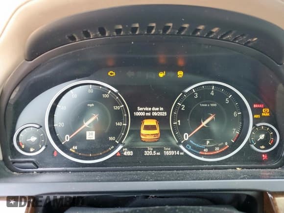 ✅ 2015 BMW 7 Series 750i • VIN: WBAYA8C51FG197604 • Lot: 71919285. Listed on Copart with 165,914 mi. Free auction sales archive from the USA and detailed vehicle history report at DreamBid. Image 9.