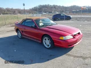 ✅ 1996 Ford Mustang GT • VIN: 1FALP45X3TF104656 • Lot: 43875113. Listed on IAAI with 208,483 mi. Free auction sales archive from the USA and detailed vehicle history report at DreamBid. Image 1.