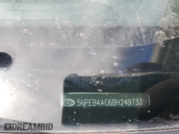 ✅ 2011 Hyundai Sonata GLS • VIN: 5NPEB4AC6BH249733 • Lot: 75513134. Listed on Copart with 117,879 mi. Free auction sales archive from the USA and detailed vehicle history report at DreamBid. Image 12.