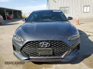 2019 Hyundai Veloster Turbo R-Spec with VIN KMHTH6AB2KU009444, listed as a Copart auction lot 72815484 with 77,510 mi miles and Salvage title. Bid and sale history available at DreamBid. Image 5.