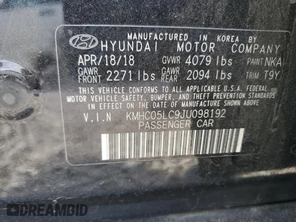 ✅ 2018 Hyundai Ioniq Limited • VIN: KMHC05LC9JU098192 • Lot: 83101614. Wystawiony na Copart z przebiegiem 72 685 mil. Bezpłatny archiwum sprzedaży aukcyjnych z USA i szczegółowy raport historii pojazdu na DreamBid. Zdjęcie 15.