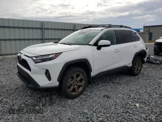 ✅ 2023 Toyota RAV4 Hybrid Woodland • VIN: 2T3UWRFV6PW154578 • Лот: 91466845. Опубликован ранее на Copart с пробегом 46 025 миль. Бесплатный доступ к архиву аукционных продаж из США и подробный отчёт об истории автомобиля на DreamBid. Изображение 1.