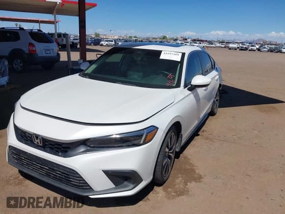 ✅ 2023 Honda Civic EX-L • VIN: 19XFL1H78PE016795 • Lot: 43197169. Listed on IAAI with 21,951 mi. Free auction sales archive from the USA and detailed vehicle history report at DreamBid. Image 16.