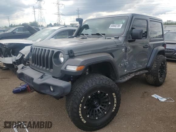 ✅ 2020 Jeep Wrangler Sport S • VIN: 1C4GJXAG6LW236590 • Lot: 68660755. Listed on Copart with 42,860 mi. Free auction sales archive from the USA and detailed vehicle history report at DreamBid. Image 1.