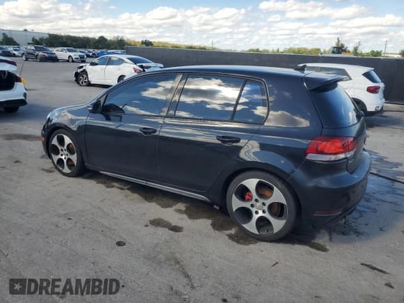 ✅ 2013 Volkswagen Golf GTI • VIN: WVWHD7AJ6DW141567 • Lot: 85427175. Listed on Copart with 104,387 mi. Free auction sales archive from the USA and detailed vehicle history report at DreamBid. Image 2.