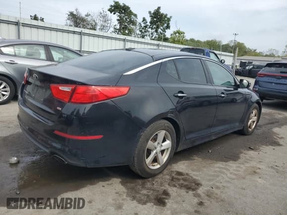 ✅ 2014 Kia Optima LX • VIN: 5XXGM4A77EG345652 • Lot: 83796115. Listed on Copart with 201,398 mi. Free auction sales archive from the USA and detailed vehicle history report at DreamBid. Image 3.