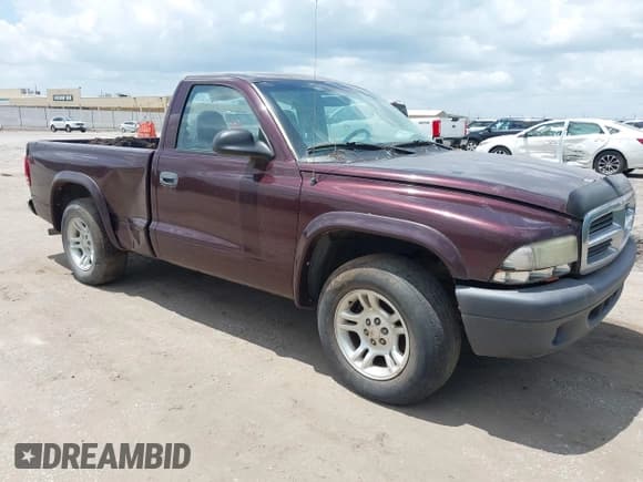 ✅ 2004 Dodge Dakota • VIN: 1D7FL16K34S565343 • Lot: 42659298. Wystawiony na IAAI z przebiegiem 145 488 mil. Bezpłatny archiwum sprzedaży aukcyjnych z USA i szczegółowy raport historii pojazdu na DreamBid. Zdjęcie 1.