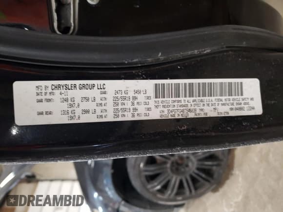 ✅ 2011 Dodge Journey R/T • VIN: 3D4PG7FG4BT546039 • Lot: 88000045. Wystawiony na Copart z przebiegiem 190 772 mil. Bezpłatny archiwum sprzedaży aukcyjnych z USA i szczegółowy raport historii pojazdu na DreamBid. Zdjęcie 13.