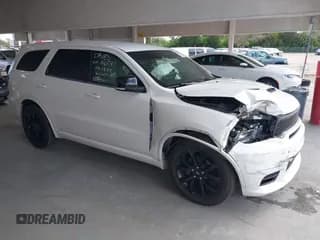 ✅ 2020 Dodge Durango GT Plus • VIN: 1C4RDHDG5LC431244 • Lot: 43158239. Wystawiony na IAAI z przebiegiem 101 934 mil. Bezpłatny archiwum sprzedaży aukcyjnych z USA i szczegółowy raport historii pojazdu na DreamBid. Zdjęcie 1.