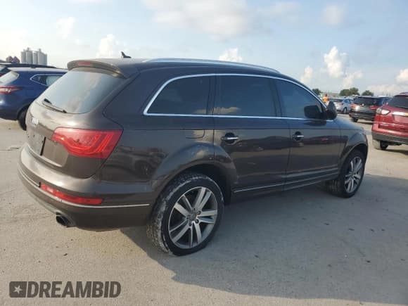✅ 2013 Audi Q7 Premium Plus • VIN: WA1LGAFE6DD001390 • Lot: 67924785. Listed on Copart with Not provided. Free auction sales archive from the USA and detailed vehicle history report at DreamBid. Image 3.