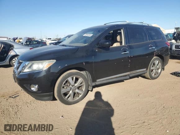 ✅ 2015 Nissan Pathfinder Platinum • VIN: 5N1AR2MM6FC684204 • Лот: 90846565. Опубликован ранее на Copart с пробегом 115 205 миль. Бесплатный доступ к архиву аукционных продаж из США и подробный отчёт об истории автомобиля на DreamBid. Изображение 1.