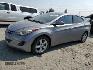 ✅ 2011 Hyundai Elantra GLS • VIN: KMHDH4AE1BU100207 • Lot: 70169535. Listed on Copart with 187,950 mi. Free auction sales archive from the USA and detailed vehicle history report at DreamBid. Image 1.