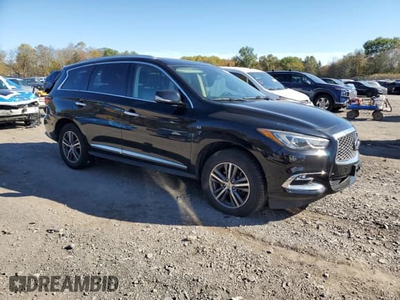 ✅ 2018 Infiniti QX60 • VIN: 5N1DL0MM5JC517554 • Лот: 82602455. Опубликован ранее на Copart с пробегом 158 565 миль. Бесплатный доступ к архиву аукционных продаж из США и подробный отчёт об истории автомобиля на DreamBid. Изображение 4.