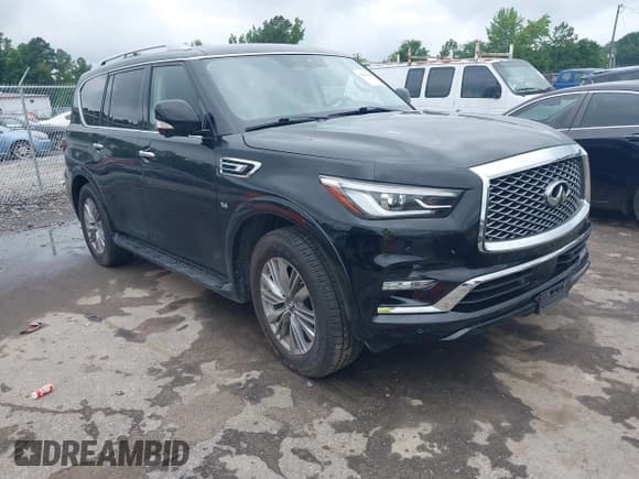 ✅ 2020 Infiniti QX80 Luxe • VIN: JN8AZ2NE8L9256451 • Lot: 42681695. Wystawiony na IAAI z przebiegiem 102 124 mil. Bezpłatny archiwum sprzedaży aukcyjnych z USA i szczegółowy raport historii pojazdu na DreamBid. Zdjęcie 1.
