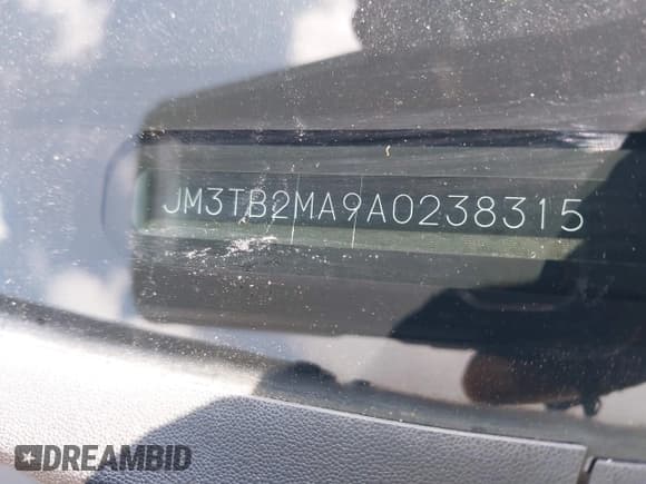✅ 2010 Mazda CX-9 Sport • VIN: JM3TB2MA9A0238315 • Lot: 42421711. Listed on IAAI with 164,688 mi. Free auction sales archive from the USA and detailed vehicle history report at DreamBid. Image 9.