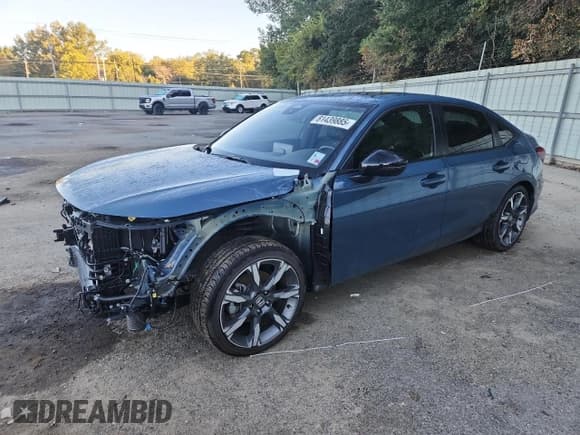 ✅ 2025 Honda Civic Sport • VIN: 2HGFE4F81SH304311 • Lot: 81439885. Listed on Copart with 11,007 mi. Free auction sales archive from the USA and detailed vehicle history report at DreamBid. Image 1.