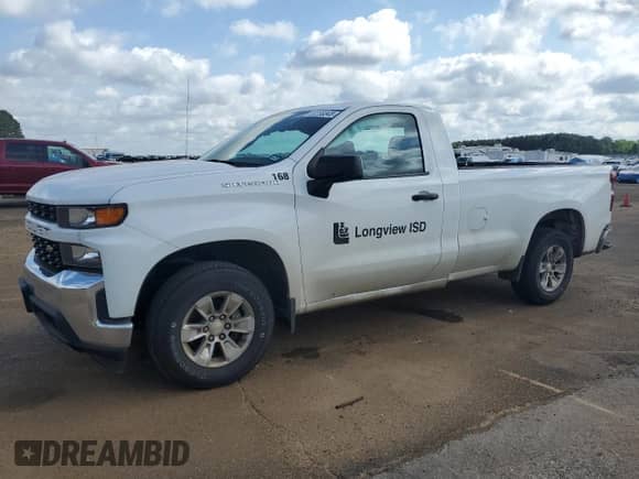 2022 Chevrolet Silverado 1500 Work Truck z VIN 3GCNWAED5NG156284, wystawiony jako Copart lot #53238345 z przebiegiem 44 476 mil mil oraz Szkoda całkowita • Salvage title. Historia ofert i sprzedaży dostępna na DreamBid. Obrazek 1.