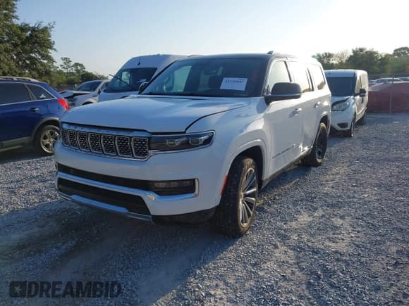 ✅ 2023 Jeep Grand Wagoneer Series II • VIN: 1C4SJVFP6PS540409 • Lot: 43350887. Listed on IAAI with 46,256 mi. Free auction sales archive from the USA and detailed vehicle history report at DreamBid. Image 2.
