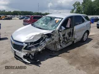 2022 Chevrolet Equinox LT с VIN 3GNAXTEV2NL134550, выставлен на аукционе Copart как лот 64038795 с пробегом 69 525 миль миль и Списание • Salvage title. История ставок и продаж доступна на DreamBid. Изображение 1.