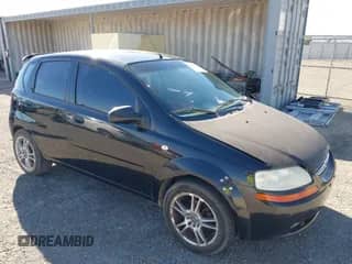 2007 Chevrolet Aveo LS with VIN KL1TD66657B758177, listed as a IAAI auction lot 43288836 with 230,252 mi miles and . Bid and sale history available at DreamBid. Image 1.