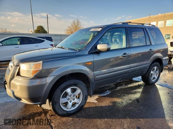 ✅ 2007 Honda Pilot EX-L • VIN: 5FNYF185X7B015995 • Лот: 91288525. Опубликован ранее на Copart с пробегом 217 642 миль. Бесплатный доступ к архиву аукционных продаж из США и подробный отчёт об истории автомобиля на DreamBid. Изображение 1.