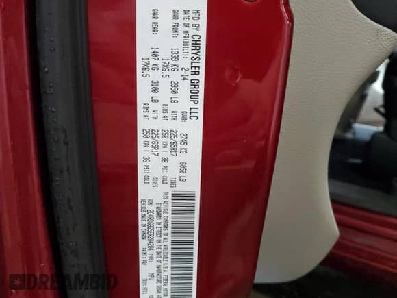 2014 Dodge Grand Caravan SE с VIN 2C4RDGBG5ER284284, выставлен на аукционе Copart как лот 89902195 с пробегом 146 743 миль миль и Списание • Salvage title. История ставок и продаж доступна на DreamBid. Изображение 14.