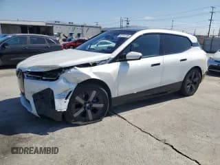 ✅ 2023 BMW iX xDrive50 • VIN: WB523CF02PCM57812 • Lot: 82120795. Listed on Copart with 38,241 mi. Free auction sales archive from the USA and detailed vehicle history report at DreamBid. Image 1.