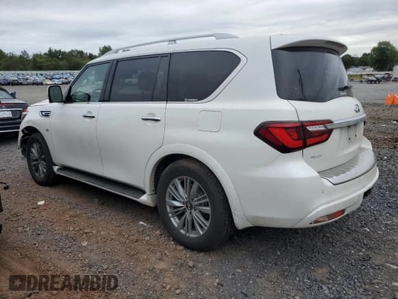 ✅ 2018 Infiniti QX80 • VIN: JN8AZ2NE0J9193732 • Lot: 80563405. Wystawiony na Copart z przebiegiem 107 251 mil. Bezpłatny archiwum sprzedaży aukcyjnych z USA i szczegółowy raport historii pojazdu na DreamBid. Zdjęcie 2.