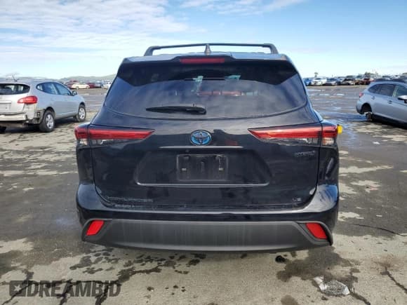 ✅ 2022 Toyota Highlander Hybrid LE • VIN: 5TDZARAH1NS516238 • Lot: 44461855. Wystawiony na Copart z przebiegiem 27 101 mil. Bezpłatny archiwum sprzedaży aukcyjnych z USA i szczegółowy raport historii pojazdu na DreamBid. Zdjęcie 6.