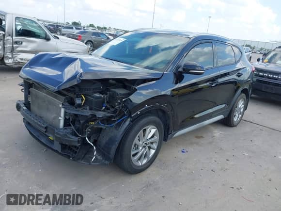 2018 Hyundai Tucson SEL z VIN KM8J33A42JU655670, wystawiony jako IAAI lot #42337024 z przebiegiem 56 730 mil mil oraz . Historia ofert i sprzedaży dostępna na DreamBid. Obrazek 2.