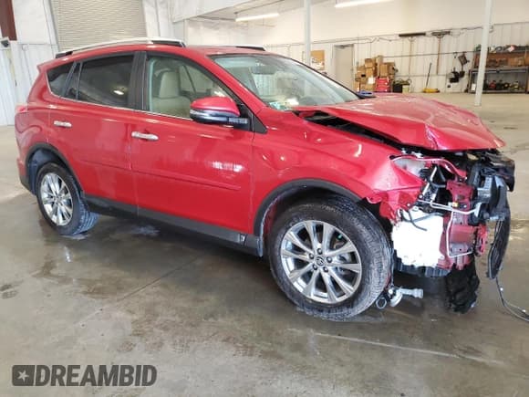 ✅ 2016 Toyota RAV4 Limited • VIN: JTMDFREV7GJ091183 • Lot: 58096115. Listed on Copart with 55,701 mi. Free auction sales archive from the USA and detailed vehicle history report at DreamBid. Image 4.