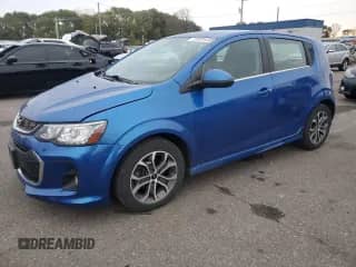 2018 Chevrolet Sonic LT with VIN 1G1JD6SH8J4104396, listed as a Copart auction lot 90804305 with 77,171 mi miles and Non repairable. Bid and sale history available at DreamBid. Image 1.