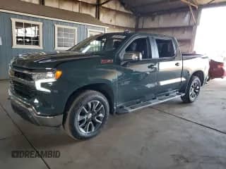 2025 Chevrolet Silverado 1500 LT с VIN 1GCUKDEDXSZ250231, выставлен на аукционе Copart как лот 89708295 с пробегом 3 686 миль миль и Списание • Salvage title. История ставок и продаж доступна на DreamBid. Изображение 1.
