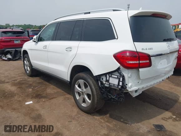 ✅ 2018 Mercedes-Benz GLS 450 • VIN: 4JGDF6EE2JB023644 • Lot: 42431579. Listed on IAAI with 95,940 mi. Free auction sales archive from the USA and detailed vehicle history report at DreamBid. Image 3.