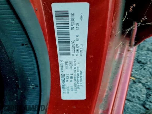 ✅ 2014 Dodge Avenger SXT • VIN: 1C3CDZCB0EN173471 • Lot: 95769345. Listed on Copart with 176,600 mi. Free auction sales archive from the USA and detailed vehicle history report at DreamBid. Image 12.