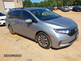✅ 2022 Honda Odyssey EX-L • VIN: 5FNRL6H74NB030632 • Lot: 43092153. Listed on IAAI with 53,858 mi. Free auction sales archive from the USA and detailed vehicle history report at DreamBid. Image 1.