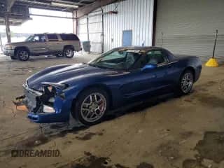 2002 Chevrolet Corvette Z06 with VIN 1G1YY12S025127300, listed as a Copart auction lot 81951555 with Not provided miles and Salvage title. Bid and sale history available at DreamBid. Image 1.