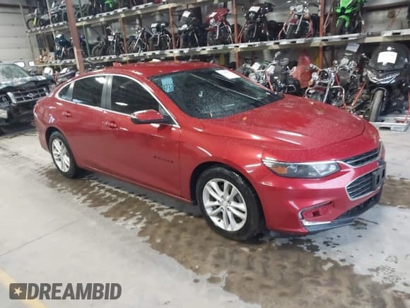 ✅ 2016 Chevrolet Malibu Hybrid • VIN: 1G1ZJ5SU0GF310084 • Lot: 43388707. Listed on IAAI with 141,678 mi. Free auction sales archive from the USA and detailed vehicle history report at DreamBid. Image 1.
