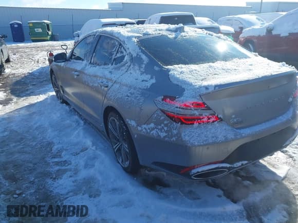 ✅ 2024 Genesis G70 Sport Advanced • VIN: KMTG54SE7RU136939 • Lot: 41293218. Listed on IAAI with 8,160 mi. Free auction sales archive from the USA and detailed vehicle history report at DreamBid. Image 3.