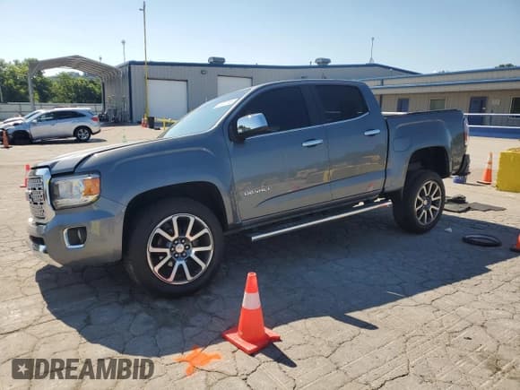 ✅ 2019 GMC Canyon 4WD Denali • VIN: 1GTG6EENXK1115474 • Lot: 63377015. Listed on Copart with 122,982 mi. Free auction sales archive from the USA and detailed vehicle history report at DreamBid. Image 1.