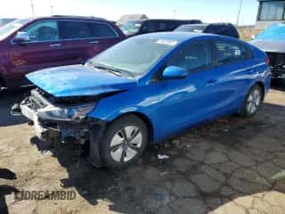 2017 Hyundai Ioniq Blue z VIN KMHC65LC4HU056425, wystawiony jako Copart lot #59890914 z przebiegiem 92 212 mil mil oraz Nie do naprawy • Non repairable. Historia ofert i sprzedaży dostępna na DreamBid. Obrazek 1.