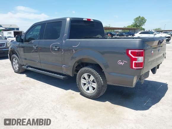 ✅ 2018 Ford F-150 XL • VIN: 1FTEW1C59JKE49569 • Lot: 42795032. Listed on IAAI with 194,245 mi. Free auction sales archive from the USA and detailed vehicle history report at DreamBid. Image 3.