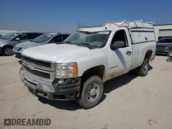 ✅ 2007 Chevrolet Silverado 2500HD Work Truck • VIN: 1GCHC24K87E578829 • Lot: 48955825. Listed on Copart with 221,485 mi. Free auction sales archive from the USA and detailed vehicle history report at DreamBid. Image 1.
