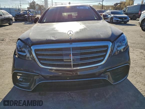 ✅ 2018 Mercedes-Benz S 63 AMG • VIN: WDDUG8JB8JA394733 • Lot: 96771585. Listed on Copart with Not provided. Free auction sales archive from the USA and detailed vehicle history report at DreamBid. Image 5.