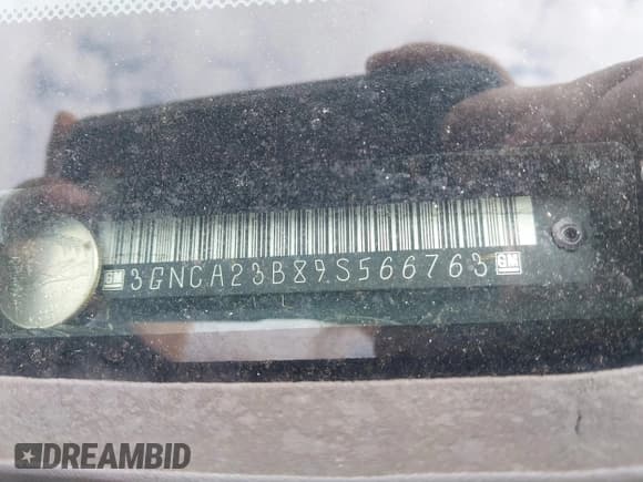 ✅ 2009 Chevrolet HHR 1LT • VIN: 3GNCA23B89S566763 • Lot: 41429825. Listed on IAAI with 158,659 mi. Free auction sales archive from the USA and detailed vehicle history report at DreamBid. Image 9.